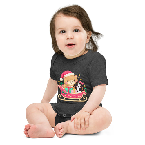 Capy & Cavi Baby-Body dunkelgrau