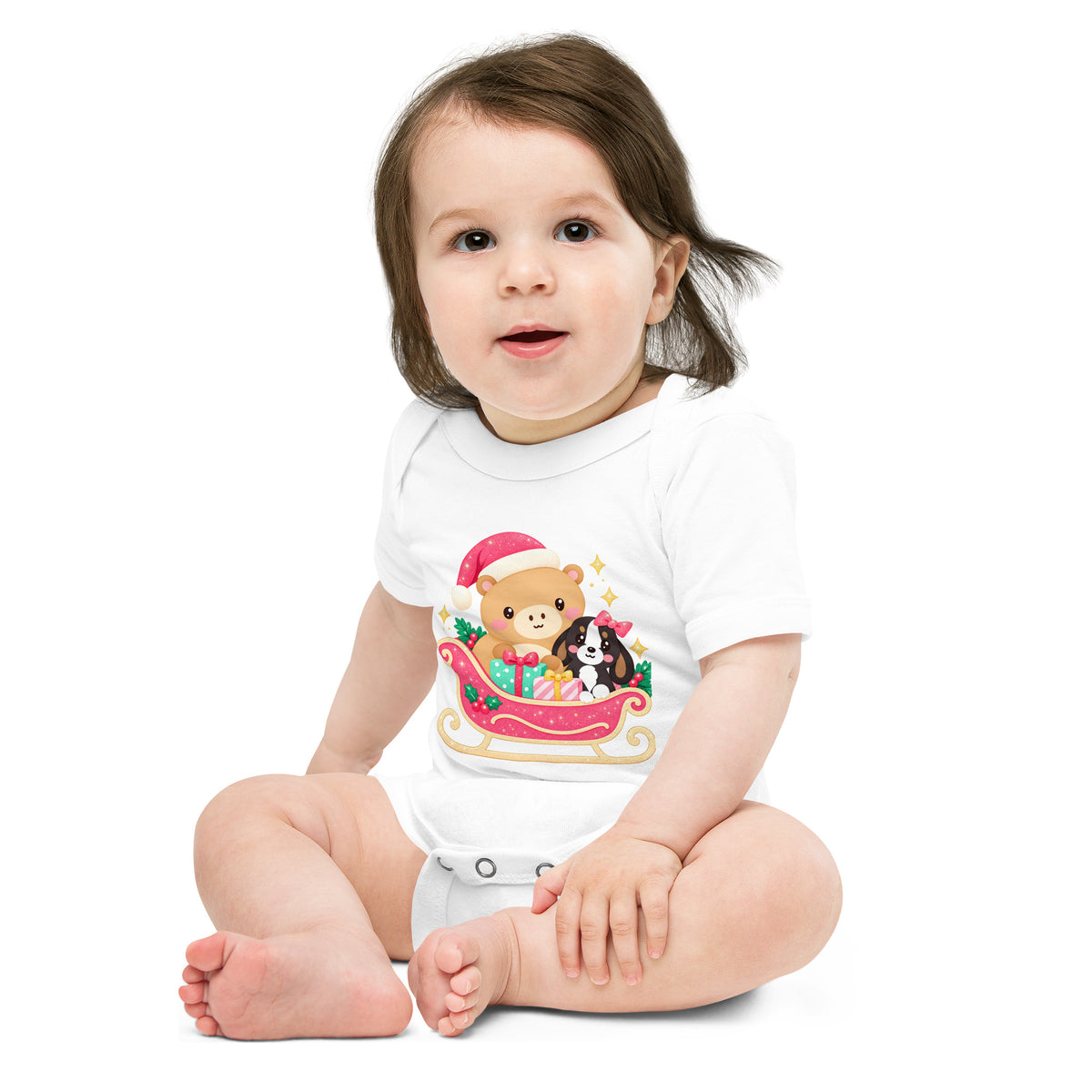 Capy & Cavi Baby-Body weiß